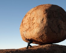 BOULDERS AND SAND